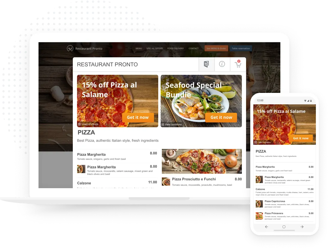 Besplatan online generator restoranskih menija za web sajtove