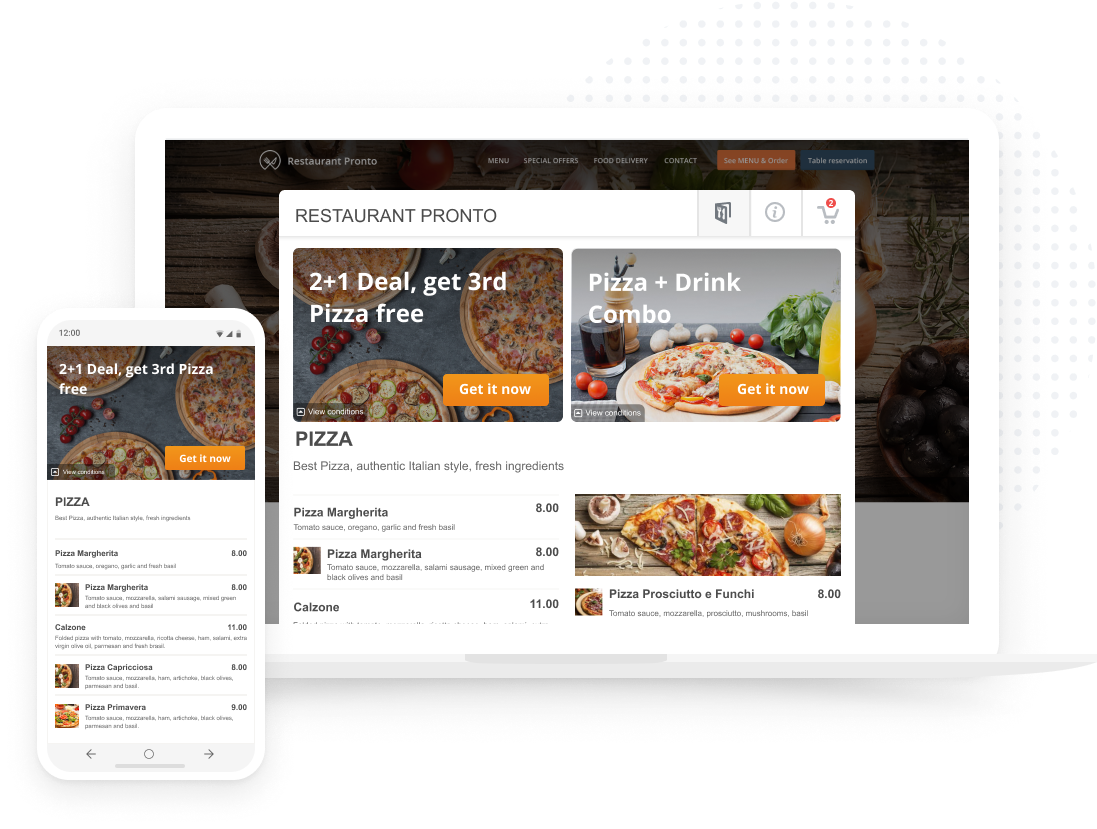 How to create a free restaurant menu