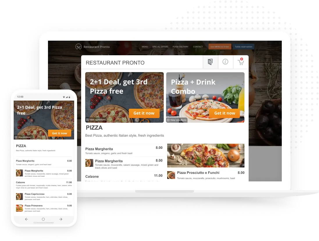 Joomla restaurant template